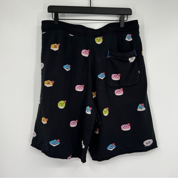 NIKE Sportswear AOP Moji Alumni Shorts  Black Emoji Air Max Loose Fit Men's - Picture 6 of 13